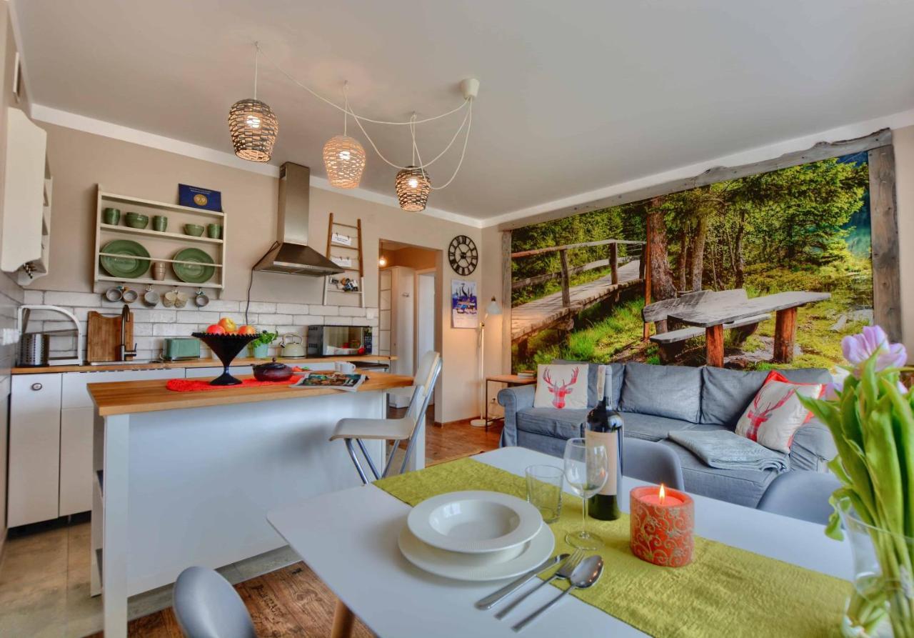 Apartament Zielona Mila Daire Ustrzyki Dolne Dış mekan fotoğraf